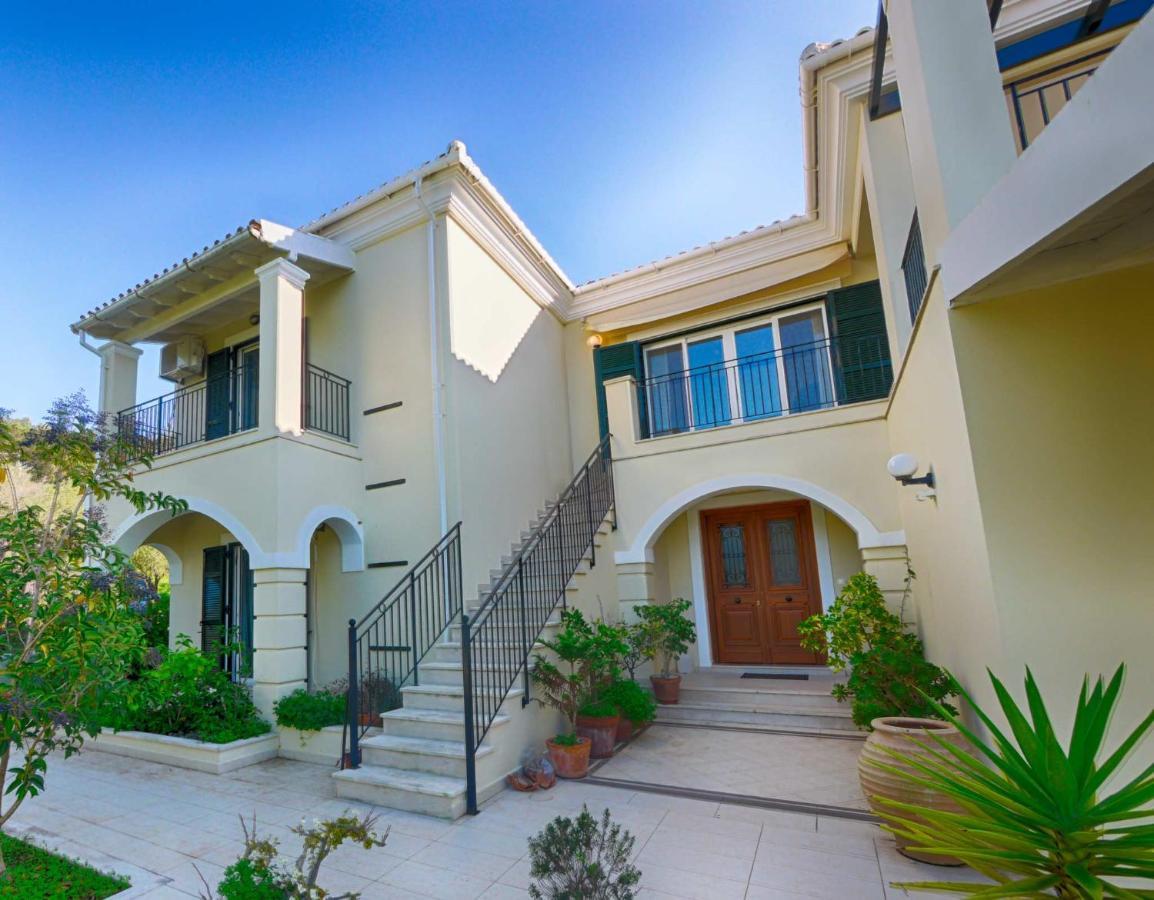 Villa Afionas - 3 Minutes From The Beach With Heated Eco-Pool And Sunset View Экстерьер фото