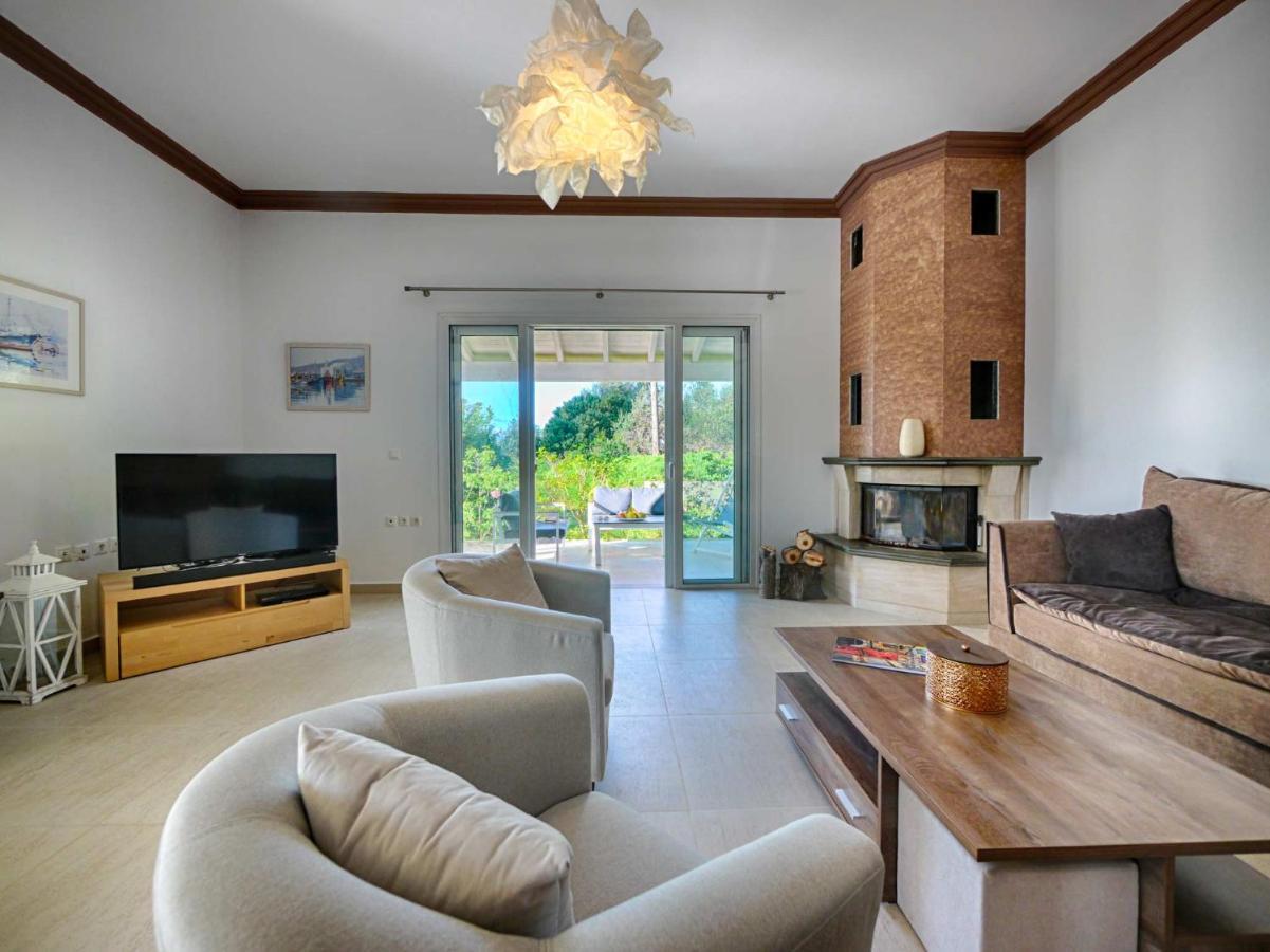 Villa Afionas - 3 Minutes From The Beach With Heated Eco-Pool And Sunset View Экстерьер фото