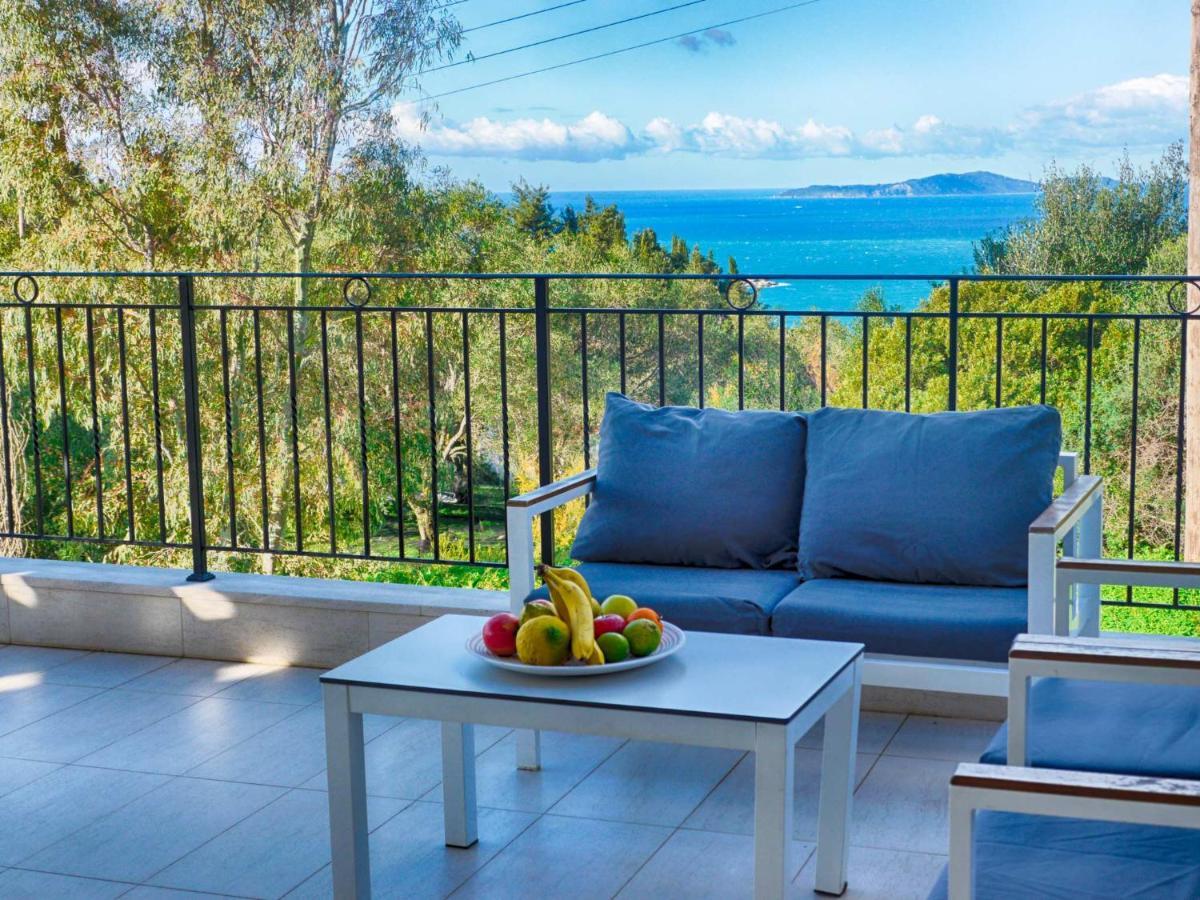 Villa Afionas - 3 Minutes From The Beach With Heated Eco-Pool And Sunset View Экстерьер фото