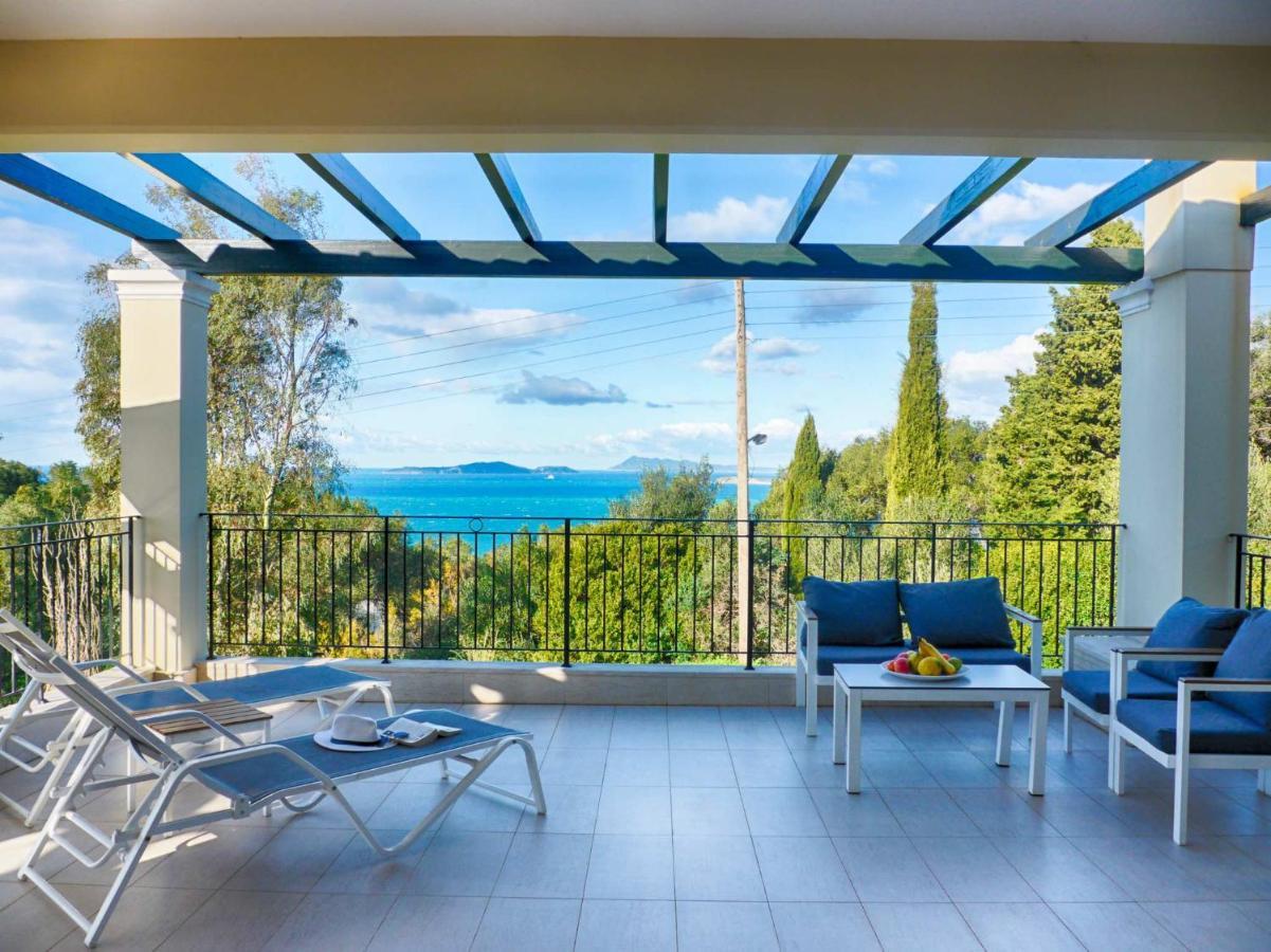 Villa Afionas - 3 Minutes From The Beach With Heated Eco-Pool And Sunset View Экстерьер фото