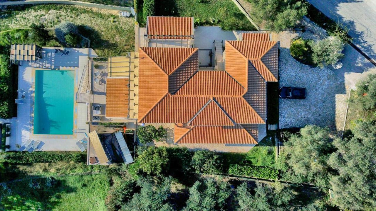 Villa Afionas - 3 Minutes From The Beach With Heated Eco-Pool And Sunset View Экстерьер фото