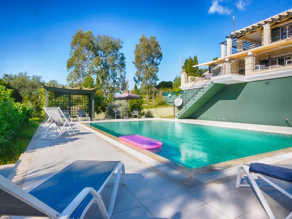 Villa Afionas - 3 Minutes From The Beach With Heated Eco-Pool And Sunset View Экстерьер фото